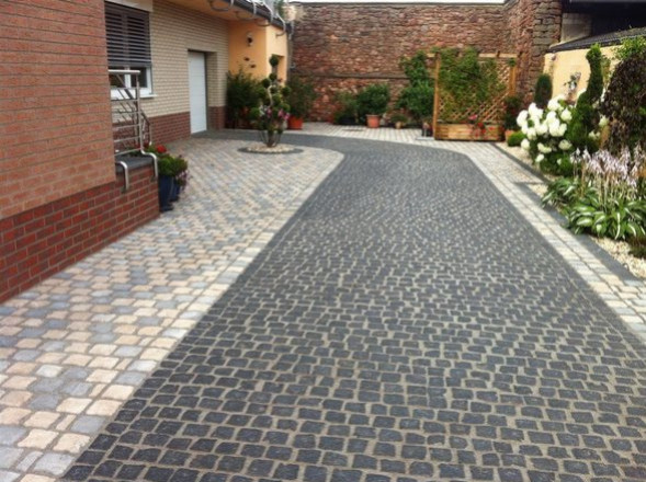 allée pavée