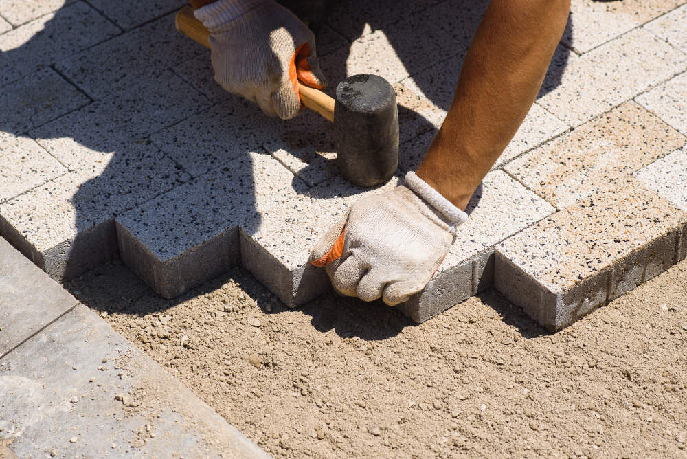 Stabilisation des pavés